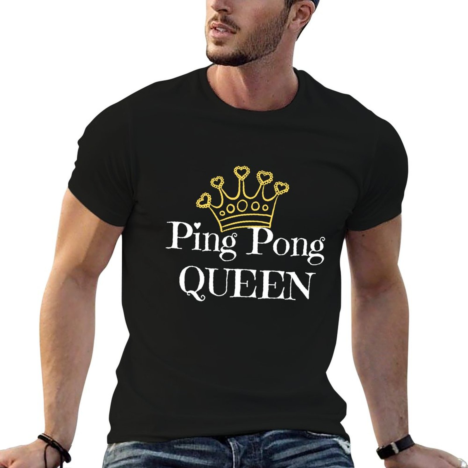 Table Tennis Queen - Camiseta para amantes del tenis de