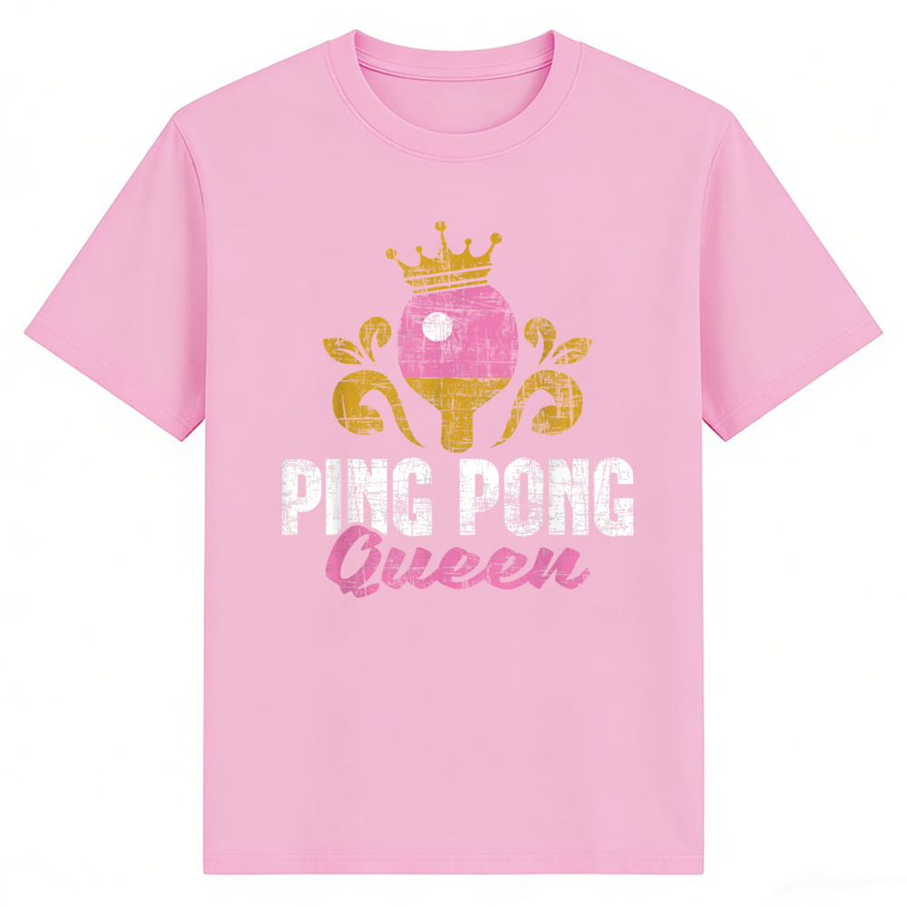 Table Tennis Queen - Camiseta gráfica Ping Pong Queen con