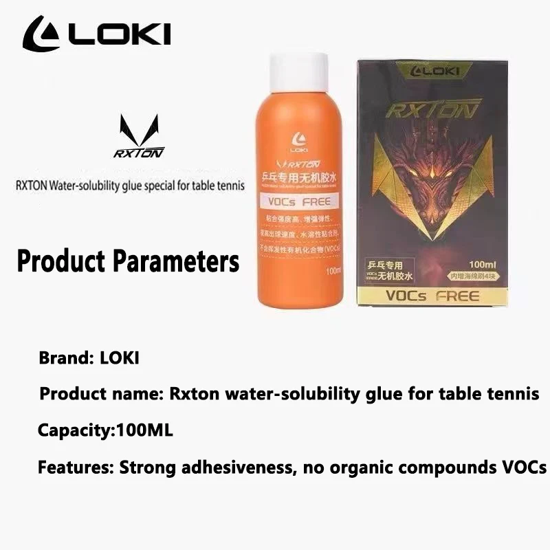 Pegamento a Base de Agua LOKI  - Table Tennis Paddle Set reseña y precio
