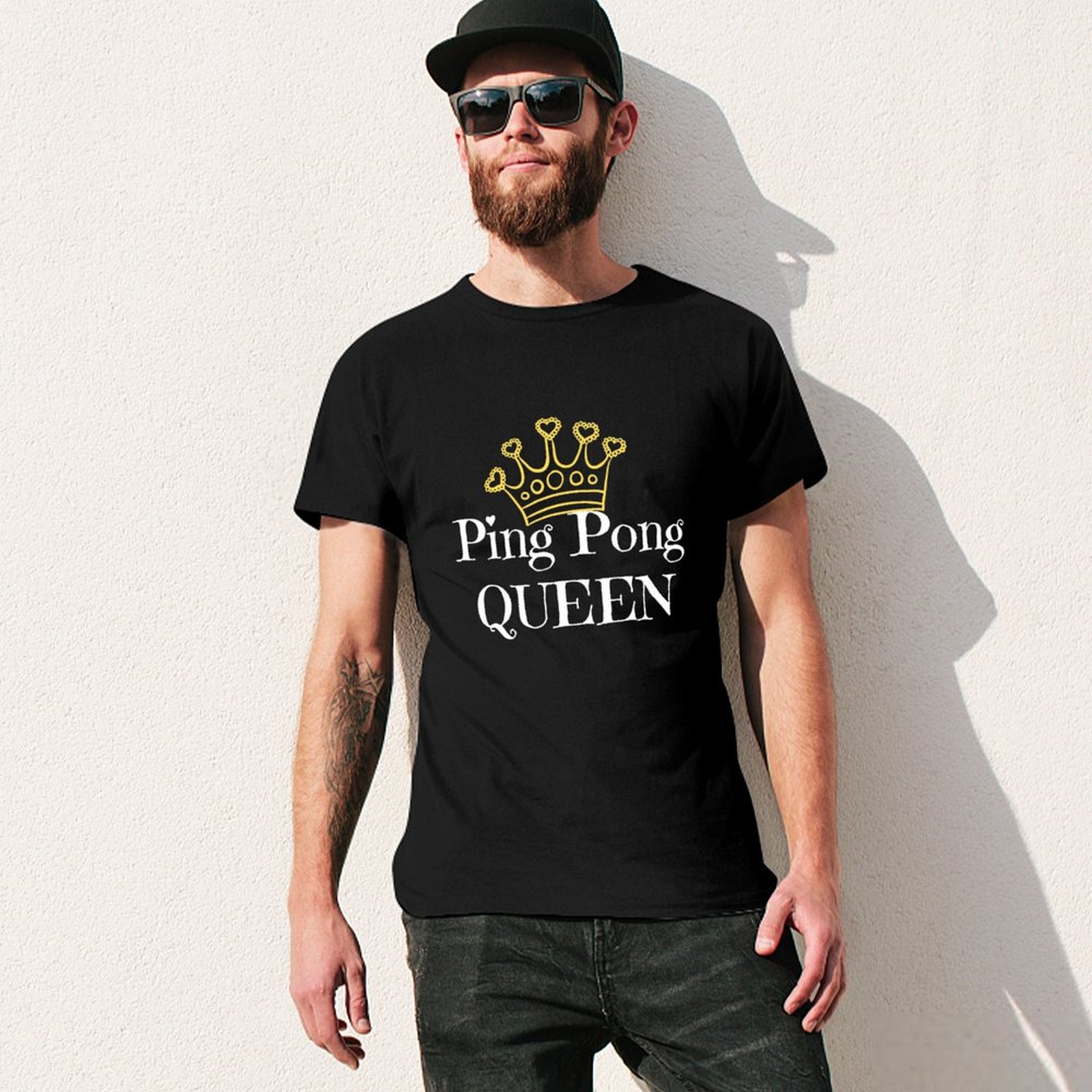Camiseta para amantes del teni - Table Tennis Queen reseña y precio