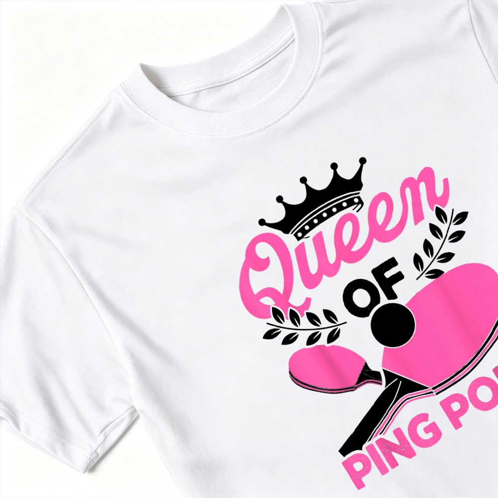 Camiseta gráfica Ping Pong Que - Table Tennis Queen reseña y precio