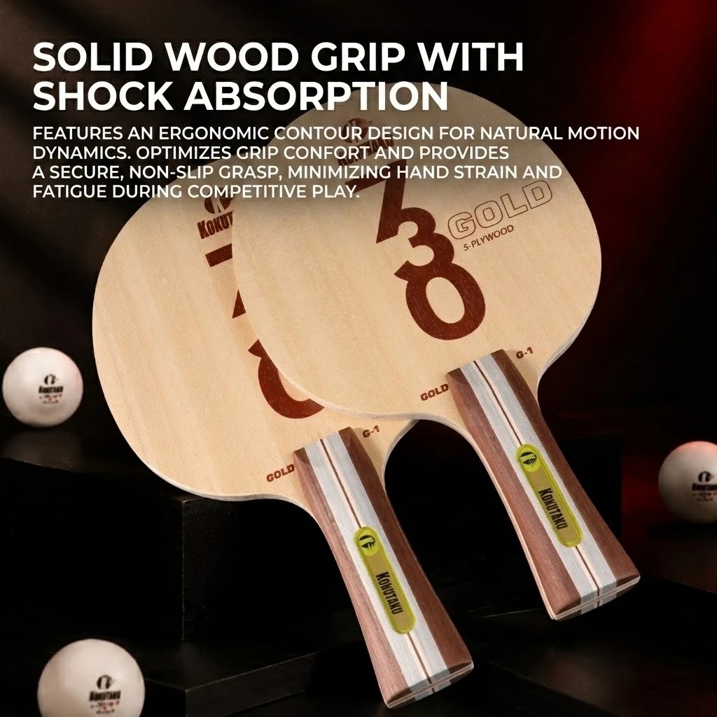 Pala de tenis de mesa Kokutaku - Table Tennis Paddle Set reseña y precio