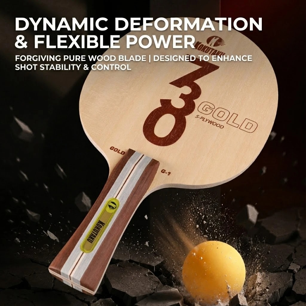 Pala de tenis de mesa Kokutaku - Table Tennis Paddle Set reseña y precio