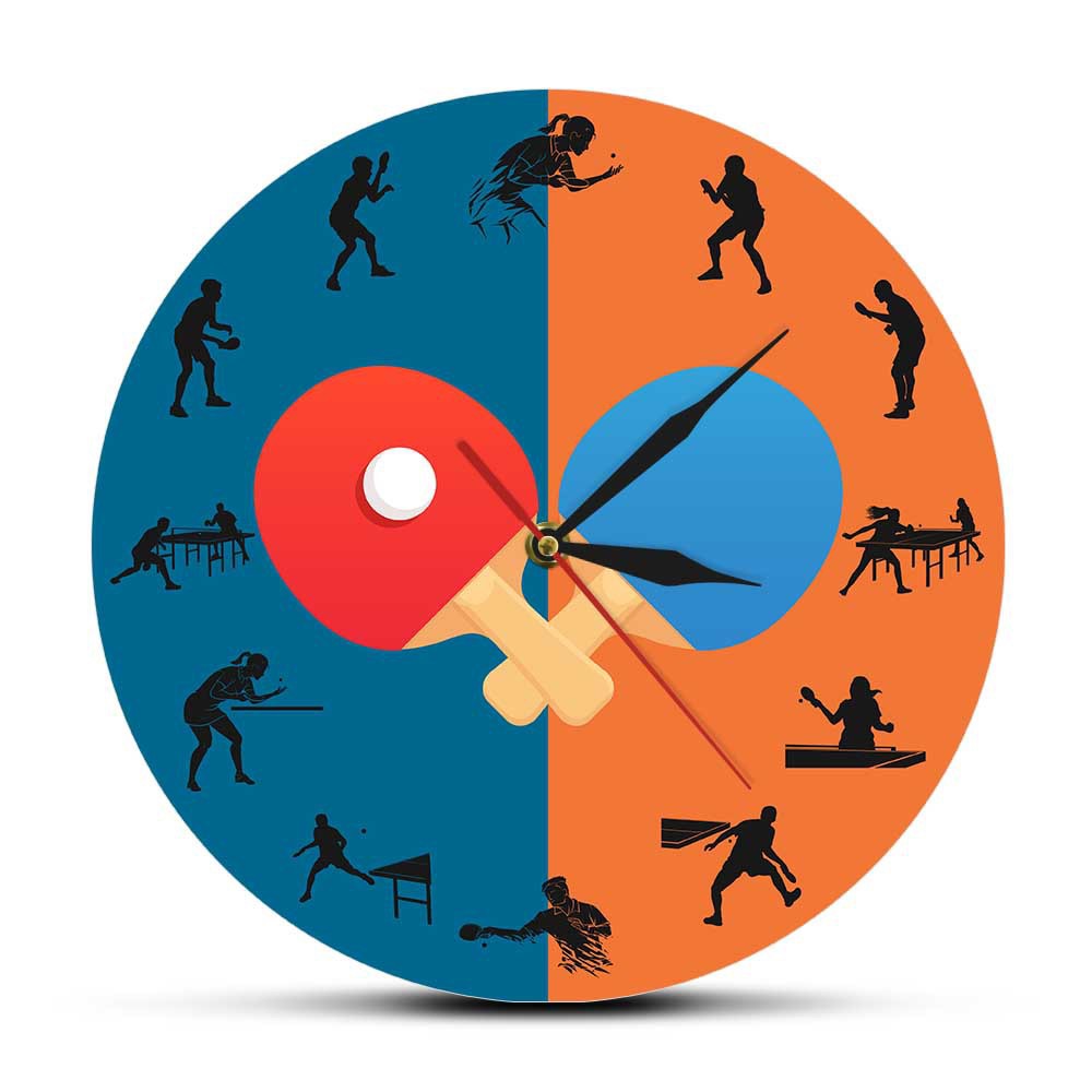 Reloj de Pared de Ping Pong, R - Table Tennis Live reseña y precio