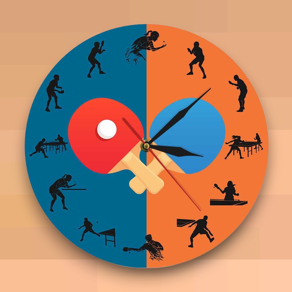 Reloj de Pared de Ping Pong, R - Table Tennis Live reseña y precio