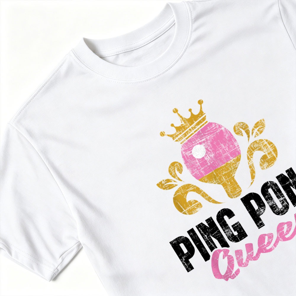 Camiseta gráfica Ping Pong Que - Table Tennis Queen reseña y precio