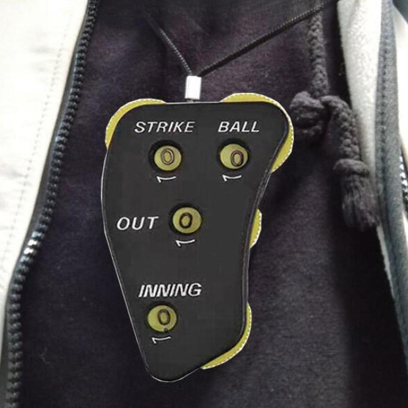 Contador de béisbol Clicker in - Umpire Score Counter reseña y precio